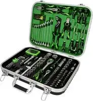Socket and Ratchet Tool Set ks tools 512.0144 — 1/4" & 1/2" drive, universal