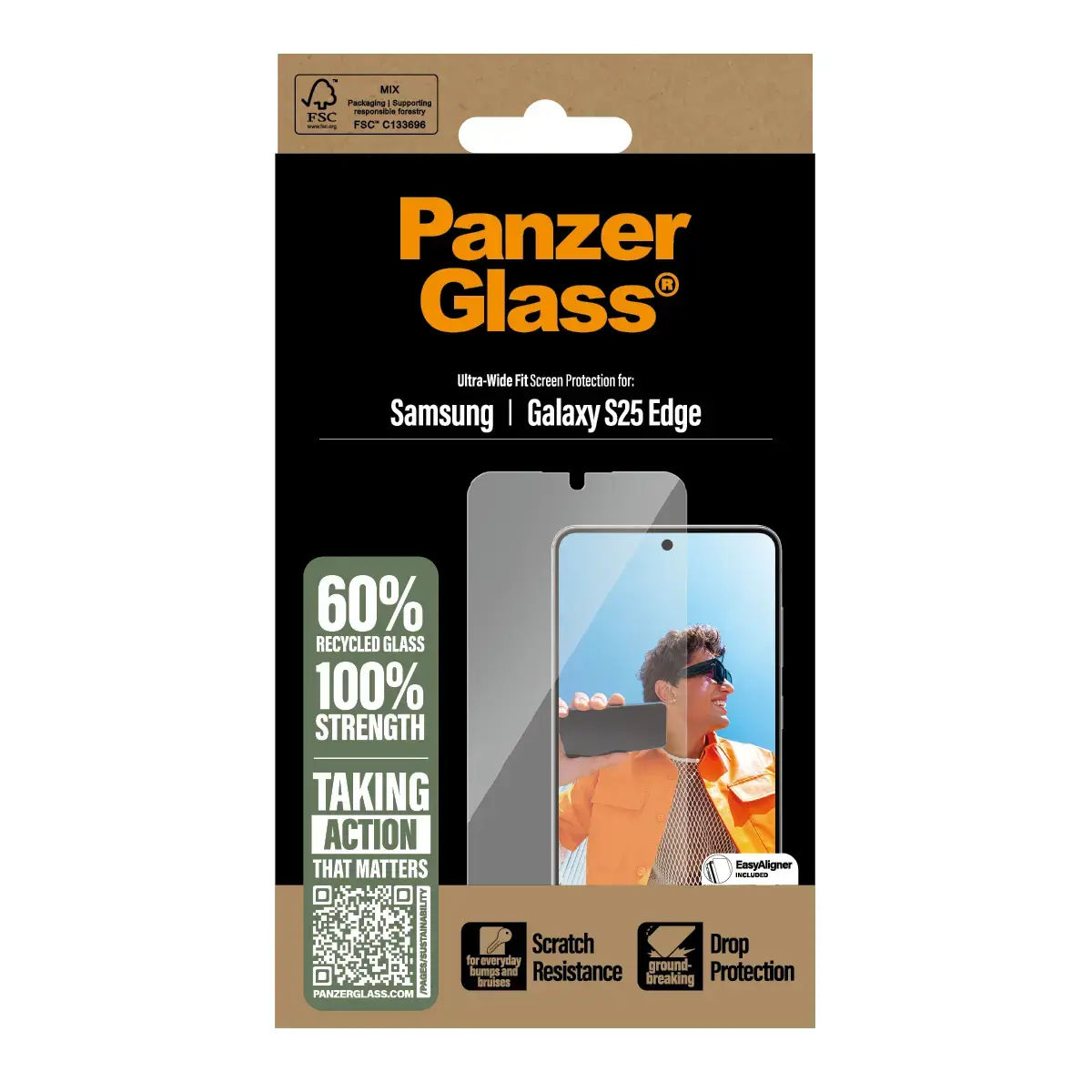 Защитное стекло PanzerGlass Samsung S25 Edge Photo 3
