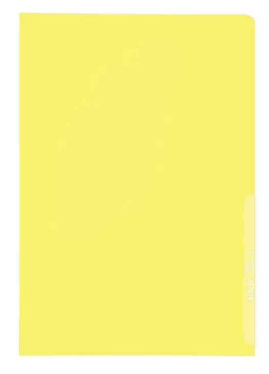 Leitz 40000015 A4 polipropilēna dzeltena mape