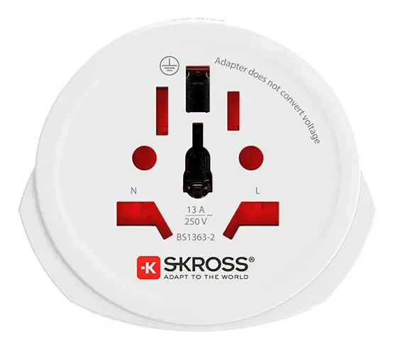 Адаптер SKROSS World to Europe для путешествий Photo 3