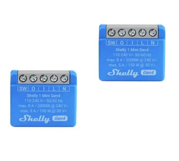 Shelly 1 Mini Gen4 viedais relejs Photo 4