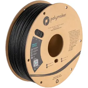 Polymaker PolyLite LW-PLA 3D Printing Filament 1.75mm 0.80kg Black