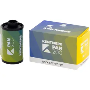 35 mm melnbalta negatīvā filmiņa Kentmere 200, 36 kadrus, MPN 6015055