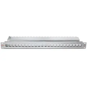 Dätwyler Cables MS-K 24x 1U Rack Mount Cat6 Cat6a RJ-45 Pelēks