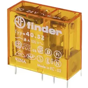 Finder 40.52.8.110.0000 Changeover Relay Module 8 A, 2 Changeover Contacts