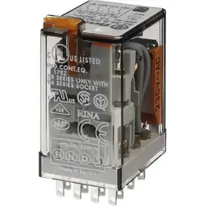 Relejs Finder 55.34.8.048.0040 — spolē 48 V AC, 7 A, 4 pārslēdzoši kontakti (4 CO)