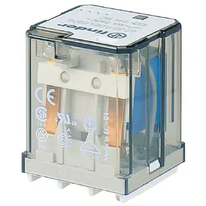 Electromechanical Relay Finder FIN 62.32.9 24 V DC, 2 changeover contacts