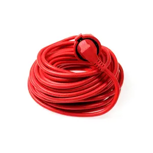 Extension cable AS Schwabe 25 m red 1 AC outlet 230 V 3500 W