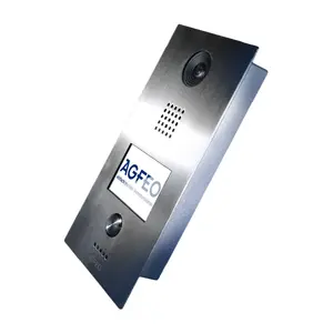 Видеодомофон AGFEO IP-Video TFE 1 с 3.5-дюймовым TFT дисплеем 1280 x 720 пикселей IP65 Серебристый