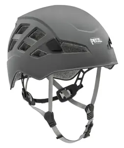 Alpinisma ķivere Petzl Boreo — cieta ABS čaula, fiksācijas sistēma ar aizslēgu