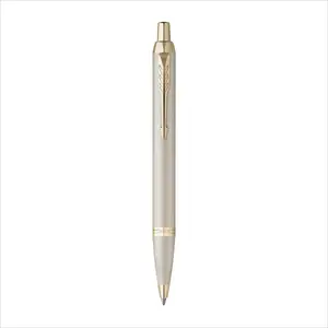 Шариковая ручка TEKA 2172956 с клипсой, выдвижная, синяя паста, шампань, 1 шт.