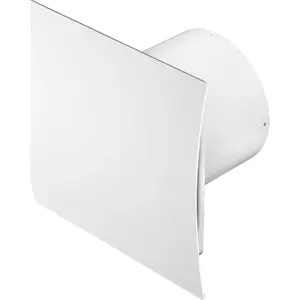 Вентилятор для ванной AWENTA WEB100W, Ø100 мм, 95 м³/ч, 13 Вт, 230 В, с шнуровым выключателем, белый