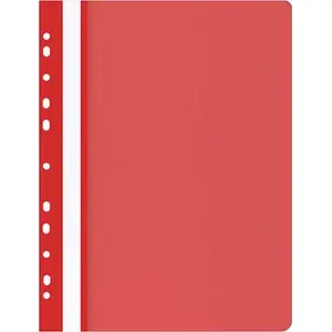 Ring Binder / File Folder A4 office products, punched PP, pack 25, red
