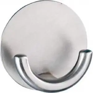 Wall hook Wenko Rondo 5.3 cm, stainless steel matte, single hook