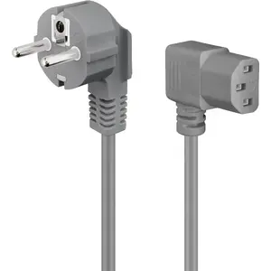 Сетевой кабель GOOBAY 50079 — 2 м, H05VV-F3G, Type F на IEC C13