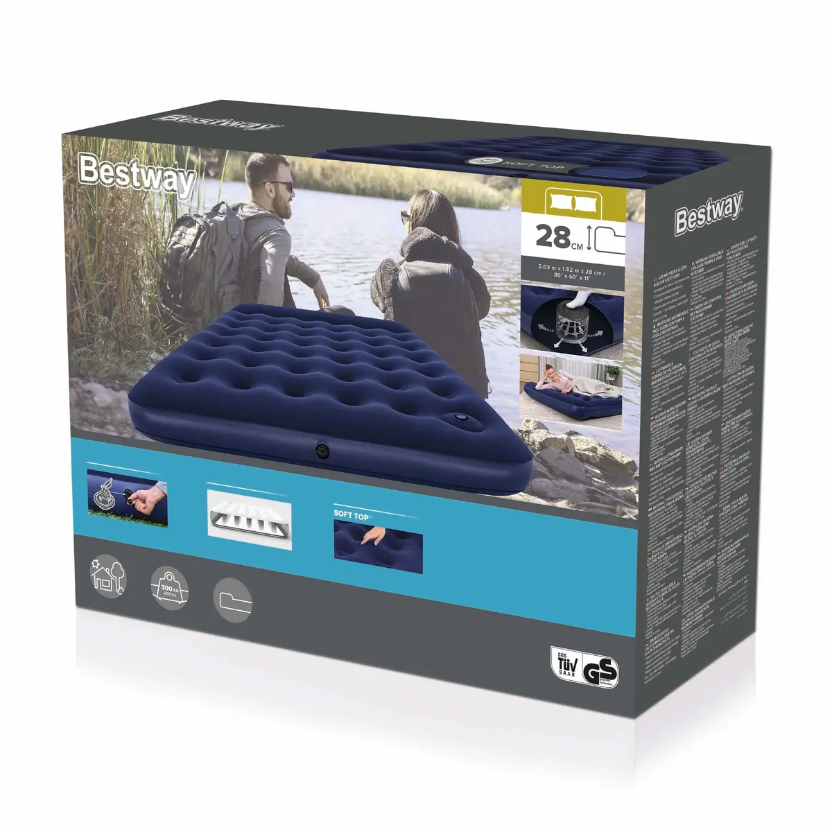Двуспальный матрас Bestway Air Mattress Queen Photo 20