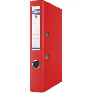 Ring binder Donau Master lever A4 50 mm red, model 3950001PL-04