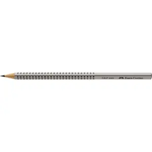 Zīmulis Faber-Castell GRIP 2001 HB, trīsstūrains grafīta zīmulis, pelēks, 1 gab.