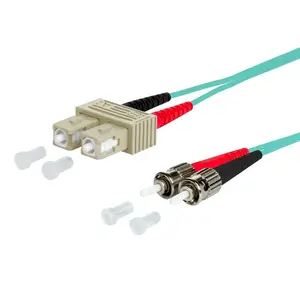 Fibre optic cable METZ CONNECT 151J1EOAO30E SC 2x ST I-V(ZN) H 3 m Aqua