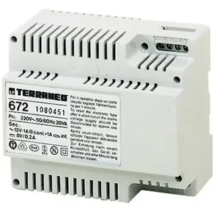 Power Adapter Bticino 672 Indoor White 230V for Intercom System
