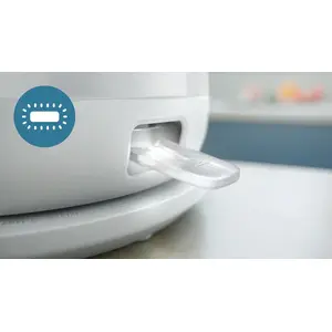 Lighted on/off switch indicates at a glance