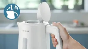 Easily use one hand to open and refill with the lid release button