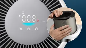 Smart filter status indicator on device