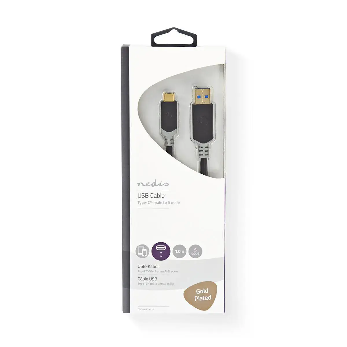 USB cable Nedis CCBW61600AT10 Photo 3