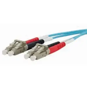 Fibre optic cable METZ CONNECT 151J1JOJO10E 2x LC OM3 1 m Aqua