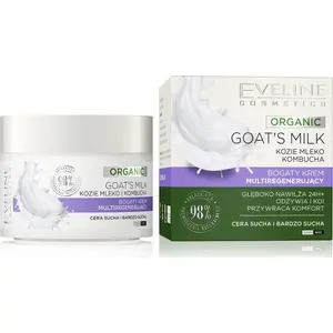 Cream Eveline Organic Goat's Milk multiregenerating for dry skin 50 ml