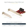SATA PCIe плата 4 порта 6 Гбит/с ASMedia ASM1164 Photo 11
