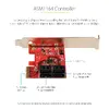 SATA PCIe плата 4 порта 6 Гбит/с ASMedia ASM1164 Photo 12