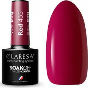 Hybrid Nail Polish Claresa RED 435, 5 g