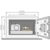 Seifs YALE HOME YEC/200/DB2 kompakts ar trauksmi Photo 5