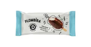 Druvas saldējums Plombīra saldējums tumšās šokolādes glazūrā 70ml