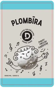 Ice cream Druvas saldējums Druva Plombīra 5 l Green Spoon — 5 L tub