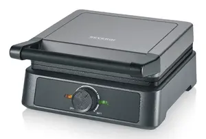 Waffle Iron Severin WA 2125 2 Waffles 1600 W Anthracite Black