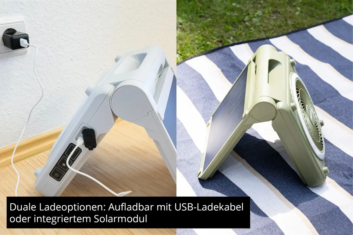 Портативный вентилятор Unold Solarventilator Camping 86517 Photo 6