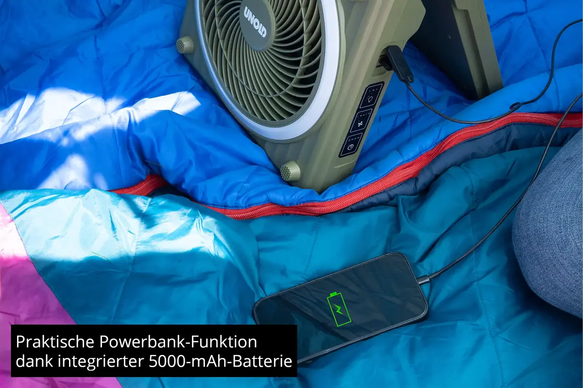 Портативный вентилятор Unold Solarventilator Camping 86517 Photo 7