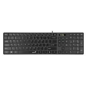 Keyboard Genius Slimstar 126 White Wireless USB low-profile compact layout
