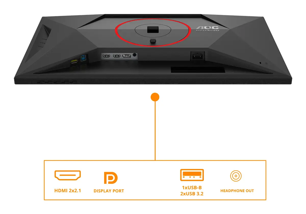 Игровой монитор AOC U27G4R с диагональю 27 дюймов 4K Ultra HD Photo 4