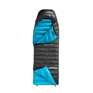 Sleeping bag Naturehike CW400 duck down black lightweight