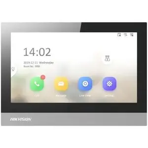 Video intercom monitor Hikvision DS-KH8380-WTE1 7-inch color display Wi‑Fi