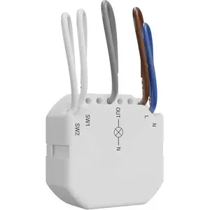 Wireless smart dimmer SATEL ADC-200 — lighting control module, remote dimming for LED and incandescent loads
