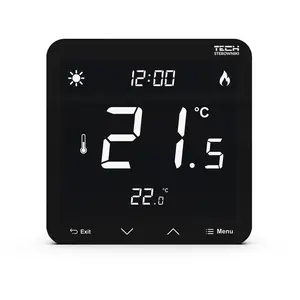 Проводной двухпозиционный комнатный термостат ST-297z v3 Tech Controllers — встраиваемый, черный