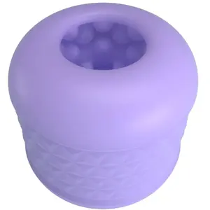 Masturbator pretty love Cory — silicone male masturbator, textured interior, ergonomic grip, purple