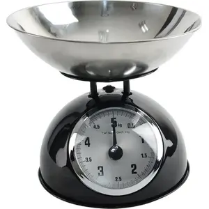 Mechanical Kitchen Scale ORION 130590 with Bowl, Retro Style, Capacity 5 kg