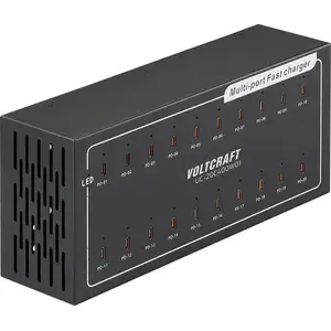 USB-зарядное устройство Voltcraft UC-20C400W01 USB-C максимальный выходной ток 3A 20 выходов