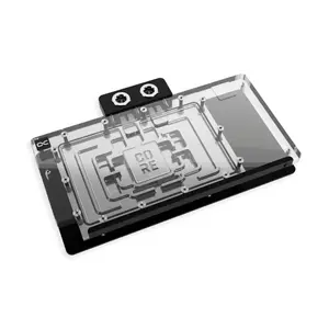 Backplate Alphacool 10270 Acrylic Aluminium Chrome Copper Nylon Black Transparent