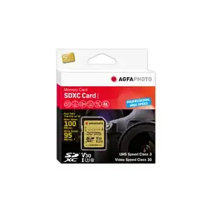 Memory Card AgfaPhoto 128GB SDXC UHS-I Class 10 10607